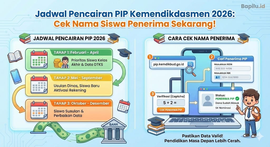 Jadwal pencairan PIP 2026